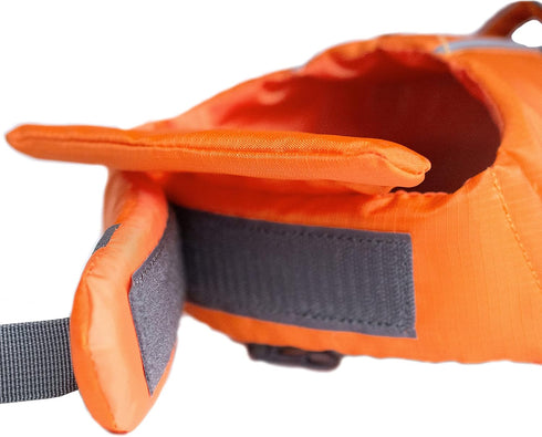 Outward Hound Granby Splash Orange Dog Life Jacket - Large