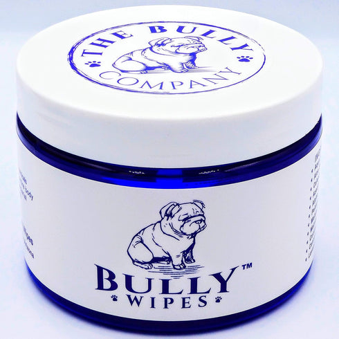 Bully Wipes - Bulldog Wrinkle Wipes, All Natural Organic Formula, Refreshing Botanical Scent, Safe for Eyes, Ears,