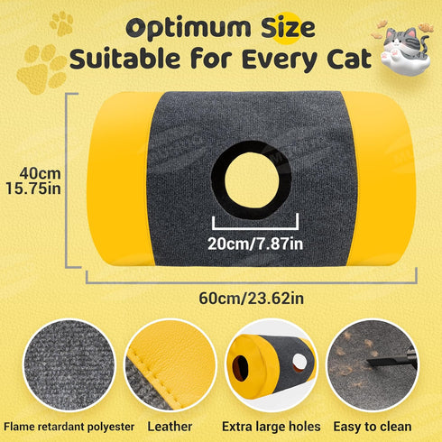 Cat Play Bag Collapsible Cat Tunnel Activity Center Mat Play Rug Cats Activity Adventure Carpet Cats Bags Drill