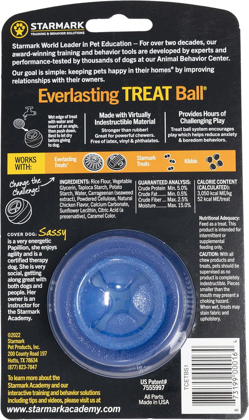 Starmark Everlasting Treat Ball, Small, Includes 1 Treat