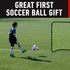 Franklin Sports Soccer Balls - Youth + Adult - Size 3, 4 + 5 - Single + Bulk Packs - Black + White
