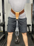 Leather Dip Belt Strap with Chain for Weight Lifting, Made in the USA for Dips and Pullups