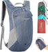 ZOMAKE Ultra Lightweight Packable Backpack 18L, Small Water Resistant Folding Daypack for Travel (Navy Blue)