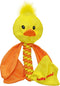 Jolly Pets Flathead Tug/Squeak Dog Toy, Duck, Small (FHD5)