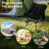 Howjoe Lightweight Camping Chairs with Adjustable Height, Portable Camping Chairs for Adults with Carry Bag and Side