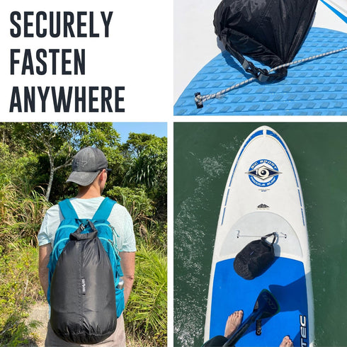 Small 10L Dry Bag | Waterproof & Wet Dry Bag for Kayaking | Lightweight Compression Sack for Hiking and Camping
