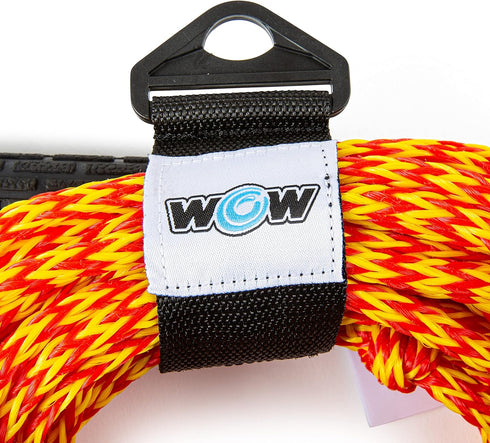 WOW Sports Water Ski Rope - 75 ft for Wakeboard, Wakesurf, & Water Skiers, UV Treated with Floating Handle