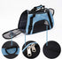 Pet Carrier Soft-Sided for Small Medium Cats & Dogs, Airline Approved up to 15 lbs, Blue (Small)