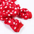 Polka Dots Dog Pajamas with Bow, Puppy Flannel Pjs for Christmas Small Dog Clothes