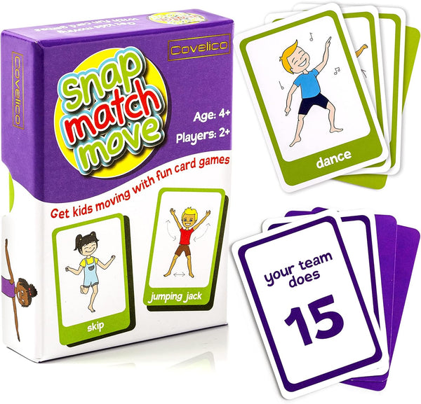 PE Equipment - Kids Workout Exercise Cards for Fun Indoor Recess Activities, Elevate Kids Fitness with Workout Equipment