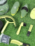 ShineWell Set, Horse Grooming Kit, Complete Horse Brush Equine Grooming Tools for Shedding & Daily Care Green