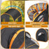 2-Linked-Enclosed Portable Cat Playpen with Surround Tunnel, Areas, Ideal Cat Tent Outdoor or Cat Playpen for Indoor