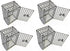 KUFA 4-Pack of 7"x5"x3.5" Foldable Plastic Crab Trap Bait case EL-10x4