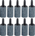 Pawfly Aquarium Air Stone 1 Inch - Fish Tank Aerator Bubble Diffuser for Nano Air Pumps (10 Pack)