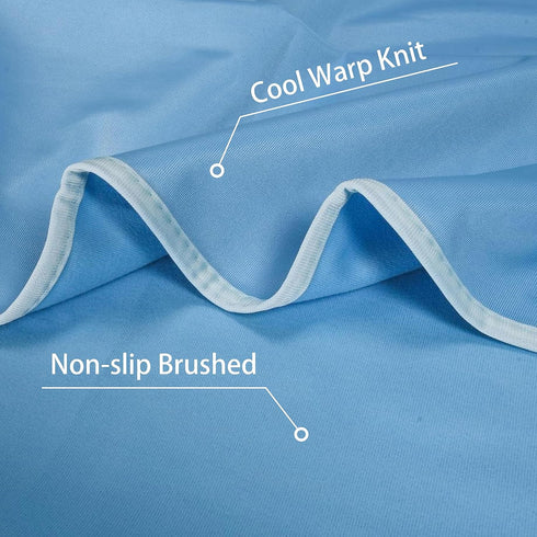 Kritter Planet Waterproof Cooling Dog Mat - Soft Lightweight Cooling Pet Blanket for Summer, 50 x 60 inch, Blue