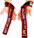 Grip Power Pads PRO Level Cotton Lifting Straps - Neoprene Wrist Pad Support & Silicone Grip, 24" Long, 2" Wide