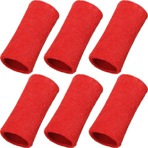 WILLBOND 6 Inch Wrist Sweat Bands for Men Women, Elastic Athletic Long Sweatband for Basketball Tennis Running