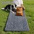 (Grey,23.6''59'') Dog Car Seat Cover, Pet Couch Covers for Car and Sofa, Non-Slip Backseat Pet Bed Mat, Machine