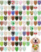 PET SHOW 100 Pack Christmas Dog Bandanas Bulk for Small Medium Dogs
