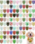 PET SHOW 100 Pack Christmas Dog Bandanas Bulk for Small Medium Dogs