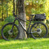 West Biking Bike Rear Seat Bag, Double Water Resistant Zipper Bicycle Trunk Pannier, 8.6L Capacity