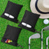 Shappy 3 Pcs Golf Tee Bag, Zipper Golf Ball Clip Pouch Utility Holder with Metal Lobster Claw Clip for Golf Accessories
