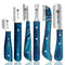 FJ Professional Stripping Knife Kit for Dogs & Pets - 6 Pieces Set, Wooden Handle Grip, Stainless Steel Blade
