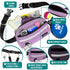 PetAmi Hands Free Dog Leash, Dog Running Leash Belt for Walking Jogging, Zipper Pouch Fanny Pack with Poop Bag Dispenser