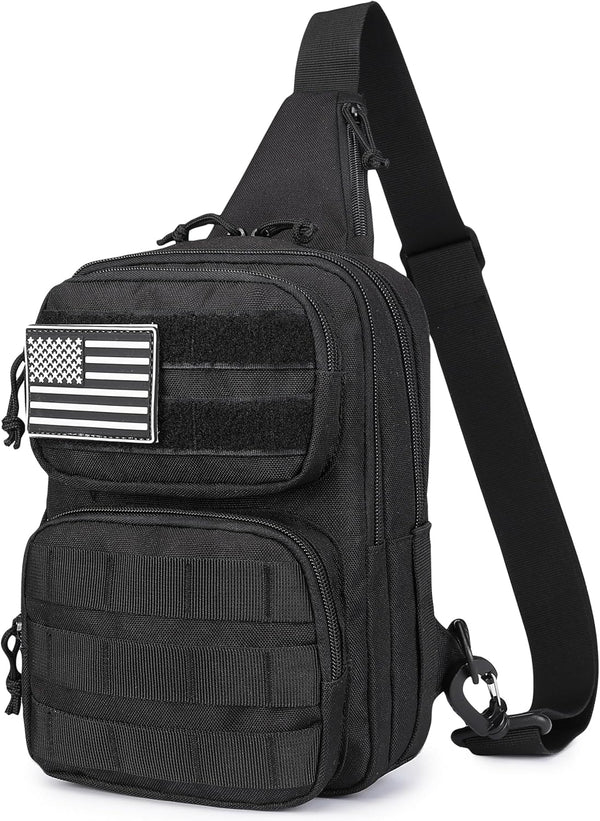 Wotony RFID Blocking Tactical Crossbody Bag for Men - Durable EDC Sling