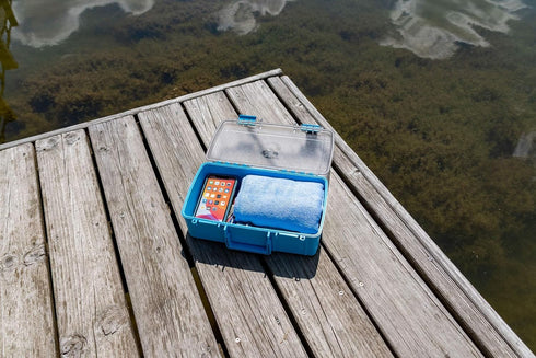 geckobrands Waterproof Dry Box Storage Case - Watertight & Airtight Dry Box for Phone and Wallet