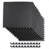 BalanceFrom Puzzle Exercise Mat 1/2' Thick, EVA Interlocking Foam Floor Tiles for Home