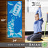 (60" 24" 3mm Gaiam Kids Yoga Mat Exercise Mat, Yoga for Kids with Fun Prints - Playtime for Babies, Active & Calm