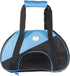 Pet Life 'Zip-N-Go' Sporty Mesh Airline Pet Carrier, Collapsible Zippered Dog Carrier with Washable Pet Mat