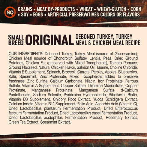 Wellness Natural Pet Food CORE Grain-Free Dry Dog Food - High-Protein, Turkey, 4-Pound Bag