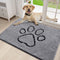 smiry Dog Door Mat for Muddy Paws, Absorbent Non-Slip Washable Quick Dry Chenille Mud Mat for Indoor Entry (30x20