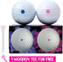 (2 Pack 4 Pack) Winsharp Gender Reveal Golf Balls