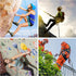 Nice C Static Climbing Rope, Rescue Rope, Rock Climbing Rope with Carry Bag (Orange, 10M/32ft)