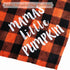 STMK Holiday Plaid Dog Bandanas for Halloween Thanksgiving, Daddy's Little Turkey & Mama's Little Pumpkin Scarf for