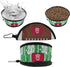 NCAA INDIANA HOOSIERS Collapsible Dog Travel Bowl - Food and Water Bowl for Dogs & Cats - Portable Leak-Proof Pet Bowl
