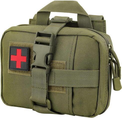 Tactical EMT Pouch IFAK Tear-Away Rip Away First Aid Kit Molle Medical