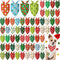 Chunful 60 Pcs Christmas Bandanas for Dogs Xmas Bandanas Bulk with Santa