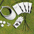 Niyanghome 4 50 4 Pcs Closest to The Pin Marker - Golf Metal Proximity Marker with Sheets Cards and Pens, Stainless