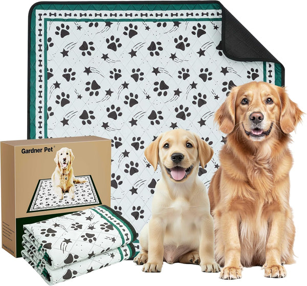 Gardner Pet Washable Dog Pee Pads, 36'' x 36'' Non Slip Dog
