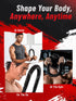 Zenooze Power Twister Flex Bar - Ultimate Upper Body Exercise Equipment for Strengthening Chest, Shoulders, Biceps,