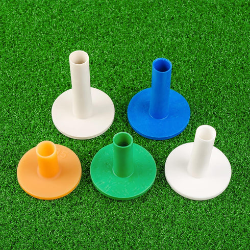 Golf Rubber Tees for Practice Training, Driving, Putting, Chipping Range Mixed Size, Excellent for Indoor Outdoor Use