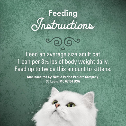 (Pack 24) 3 oz. Purina Fancy Feast Wet Cat Food, Medleys Shredded Wild Salmon Fare With Spinach in a Savory Cat Food