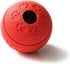 Interactive Treat Dispensing Toy Ball Puzzle for Dogs - Intelligence Training to Reduce Separation Anxiety, Red