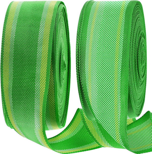 HESTYA 2 Rolls 2 1/4 Inch x 100 Feet Lawn Chair Webbing