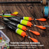 THKFISH Fishing Bobbers, Slip Bobbers for Fishing, Balsa Floats Crappie Fishing Bobbers (1/6oz, 3/8oz, 1/2oz)