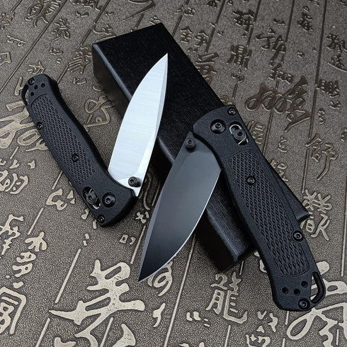Thumb Open Mini EDC Folding Pocket Knife, Axis Lock with 2.7'' 8Cr13MoV Blade, Glass Reinforced Nylon Handle